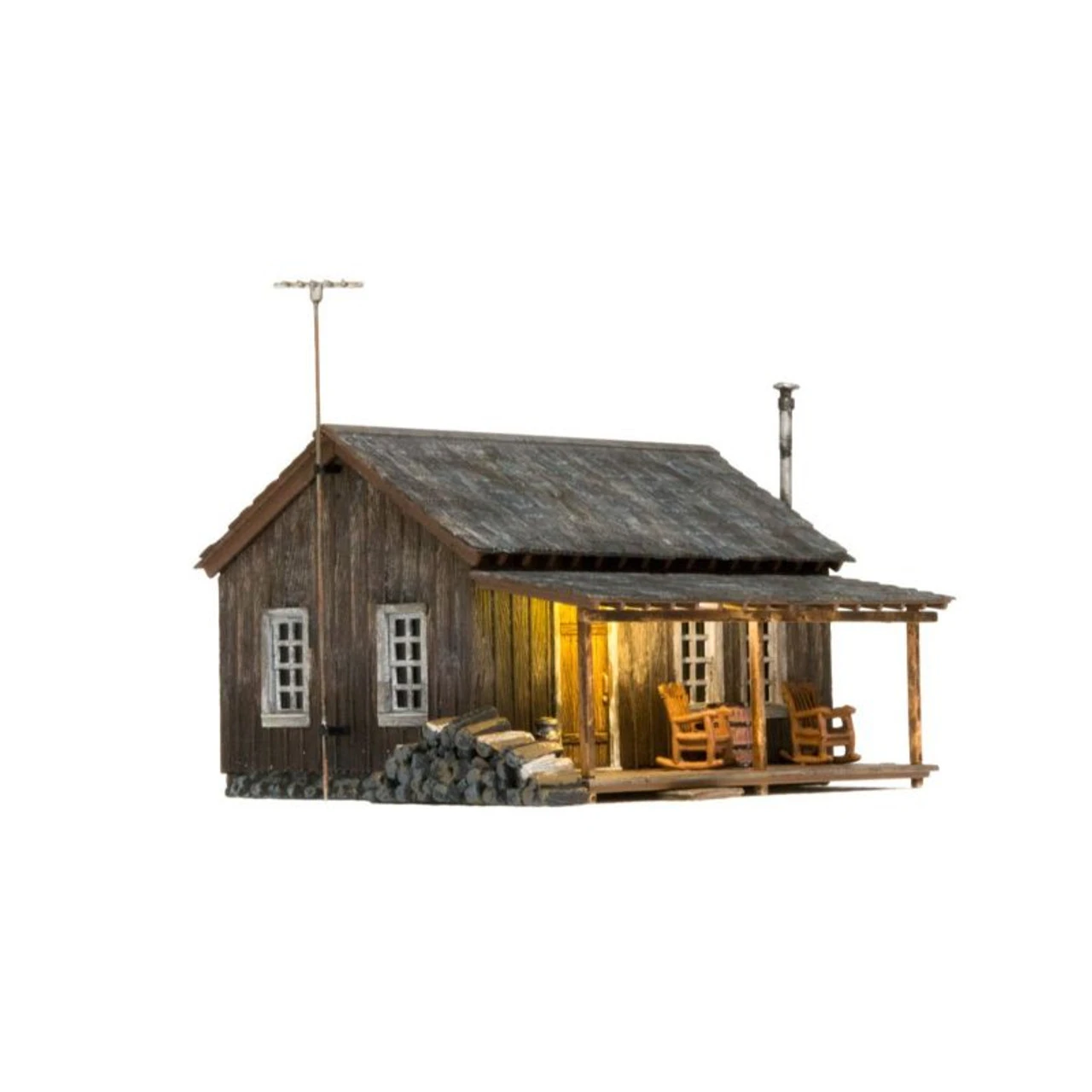 Woodland Scenics 5065 - Rustic Cabin - HO Scale 3 Woodland Scenics 5065 - Rustic Cabin - HO Scale