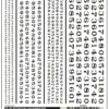 Woodland Scenics #509 - RR Roman Numbers Black -Model Train Hub woo509 58238.1645224852
