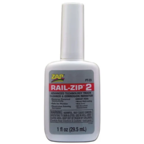Zap 452 / PT-23 - Rail-Zip Track Cleaning Fluid -- 1oz 29.6mL