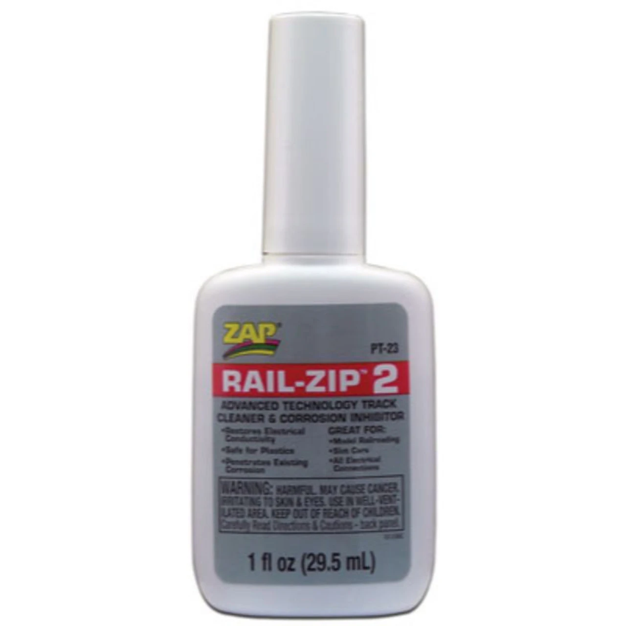 Zap 452 / PT-23 - Rail-Zip Track Cleaning Fluid -- 1oz 29.6mL 3 Zap 452 / PT-23 - Rail-Zip Track Cleaning Fluid -- 1oz 29.6mL